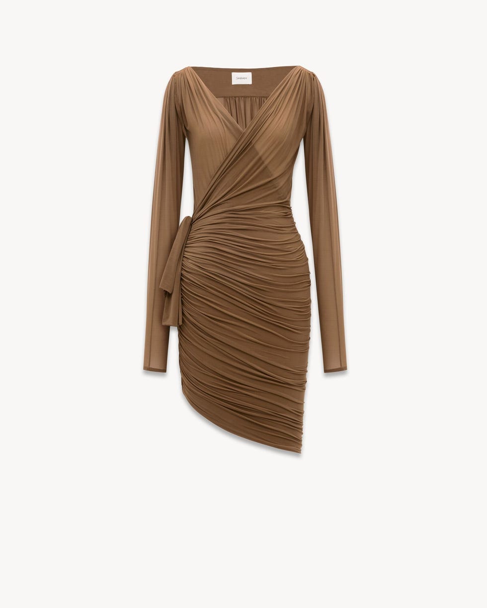 Wrap Dress in Stretch Jersey