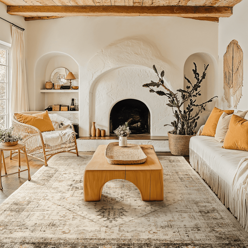 5'x7' Washable Area Rug  
