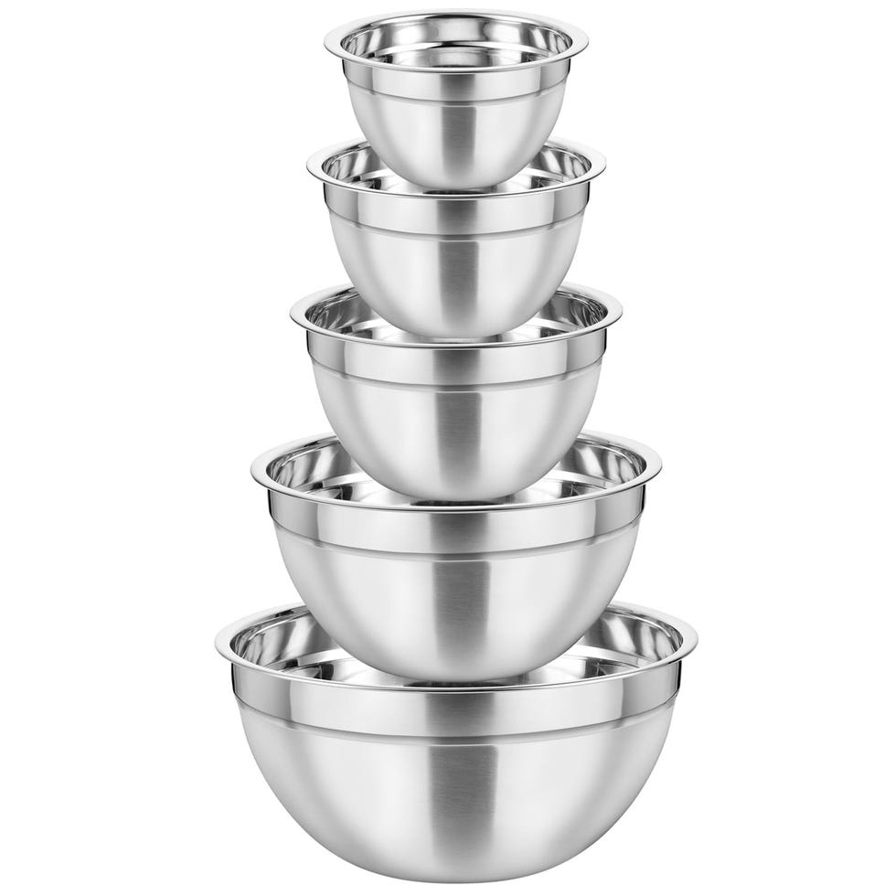 Stainless Steel Mixing Bowls, Set of 5