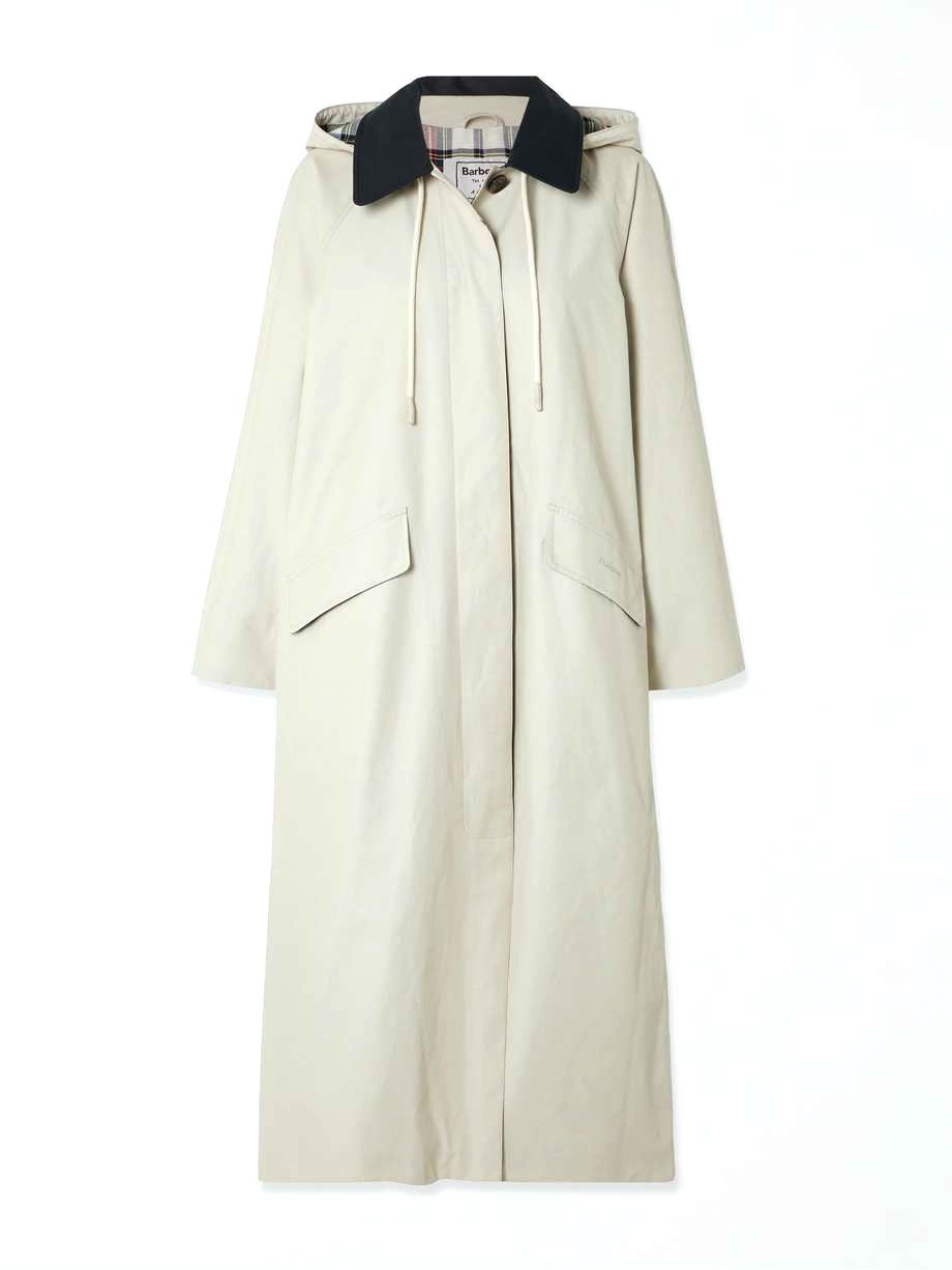 Hooded Trench Coat