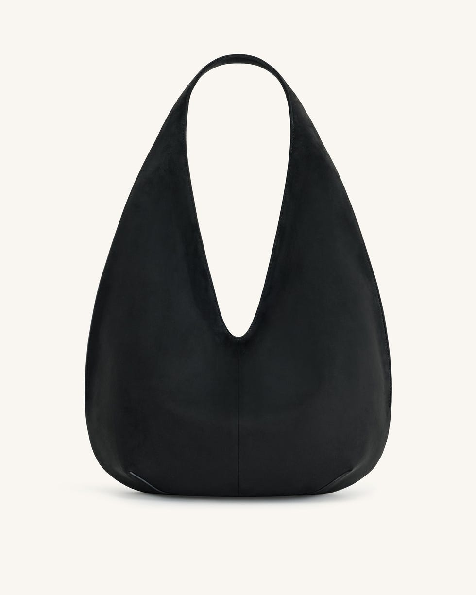 Dara Faux Suede Hobo Bag