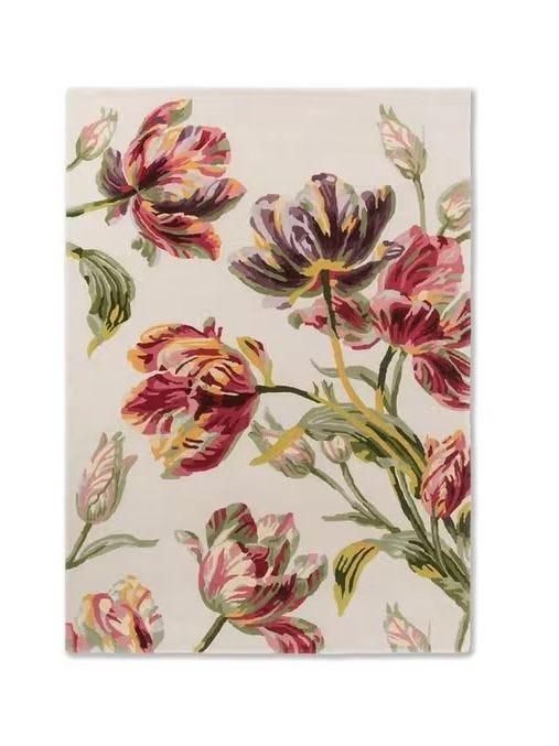 Laura Ashley Gosford Floral Rug  Multi