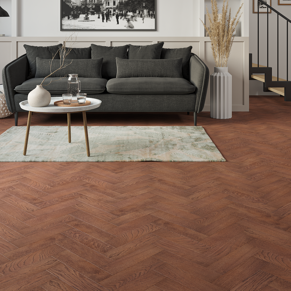 Lusso Carrara Luxe Coffee engineered oak