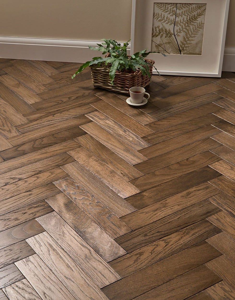 Park Avenue Herringbone Espresso Oak