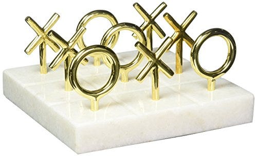 Jonathan Adler Brass Tic Tac Toe Game