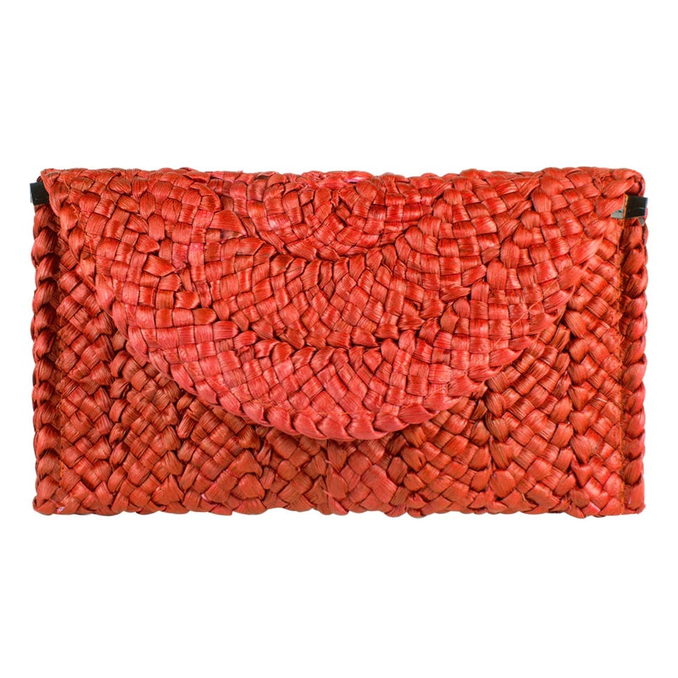 Envelope Woven Clutch
