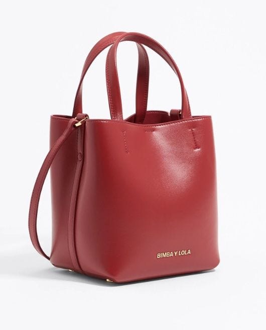 Bolso en piel regenerada