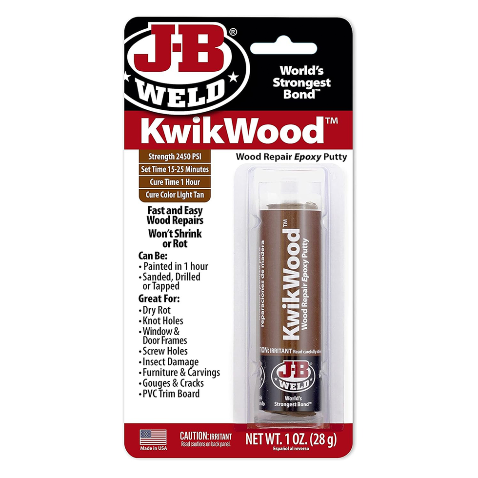 Tan KwikWood Wood Repair Epoxy Putty