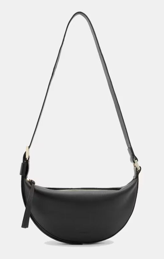 Bolso bandolera en piel