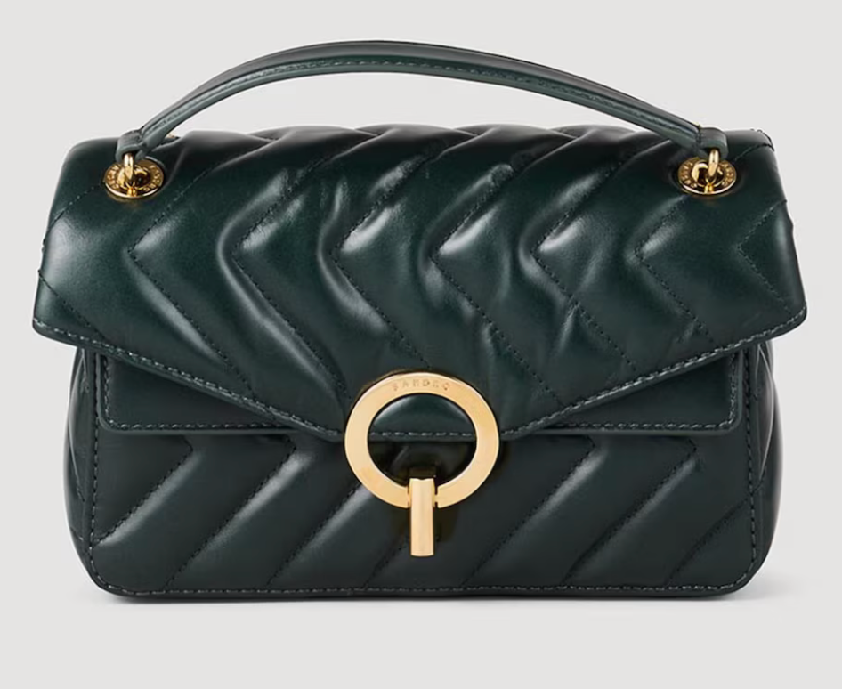 Bolso de Sandro de piel acolchada