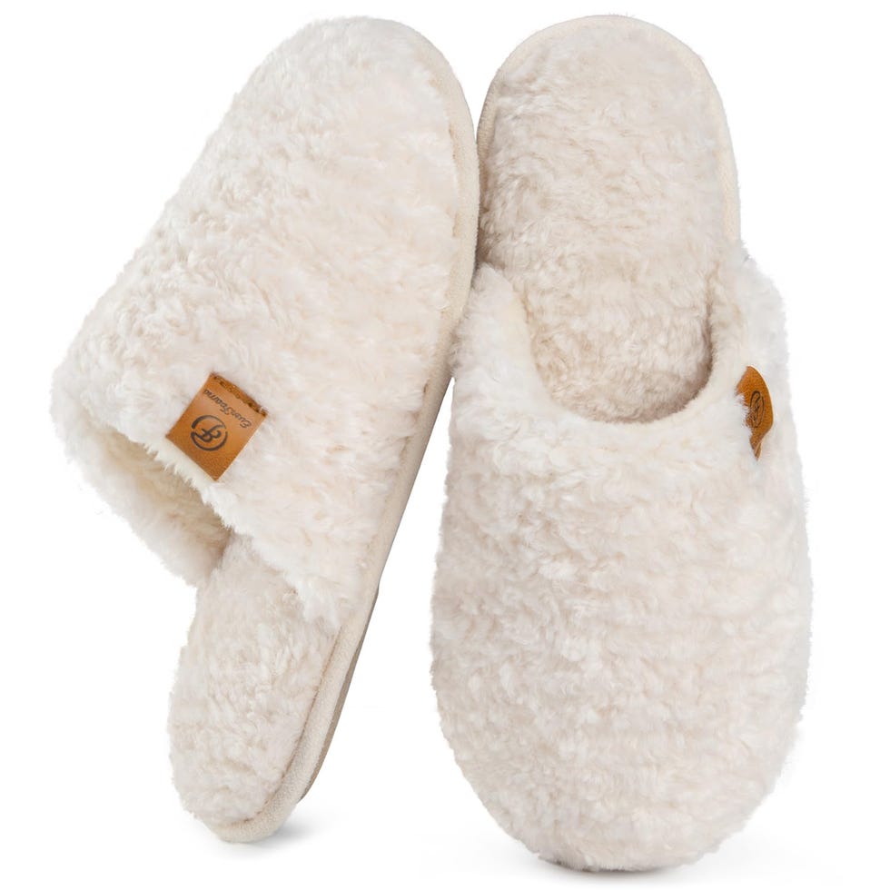 Fuzzy Slip-on Slippers Fuzzy Slip-on Slippers