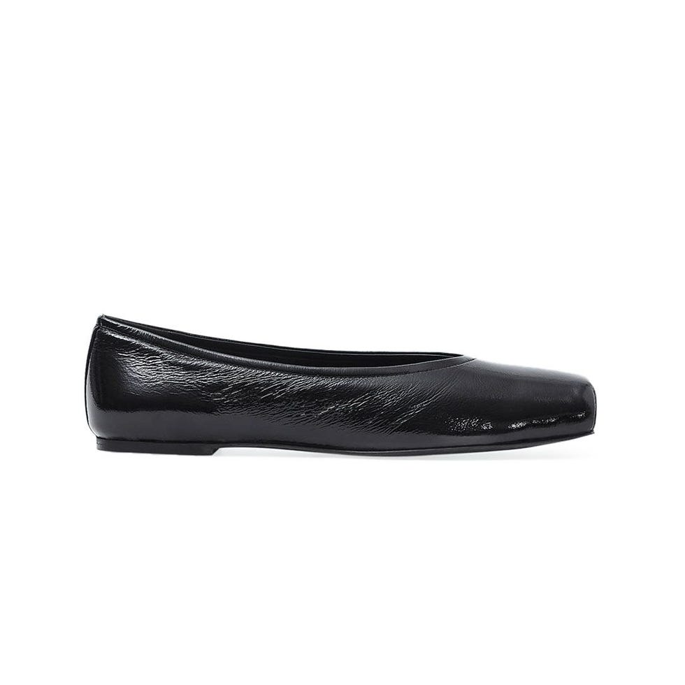 Square-Toe Ballet Flats