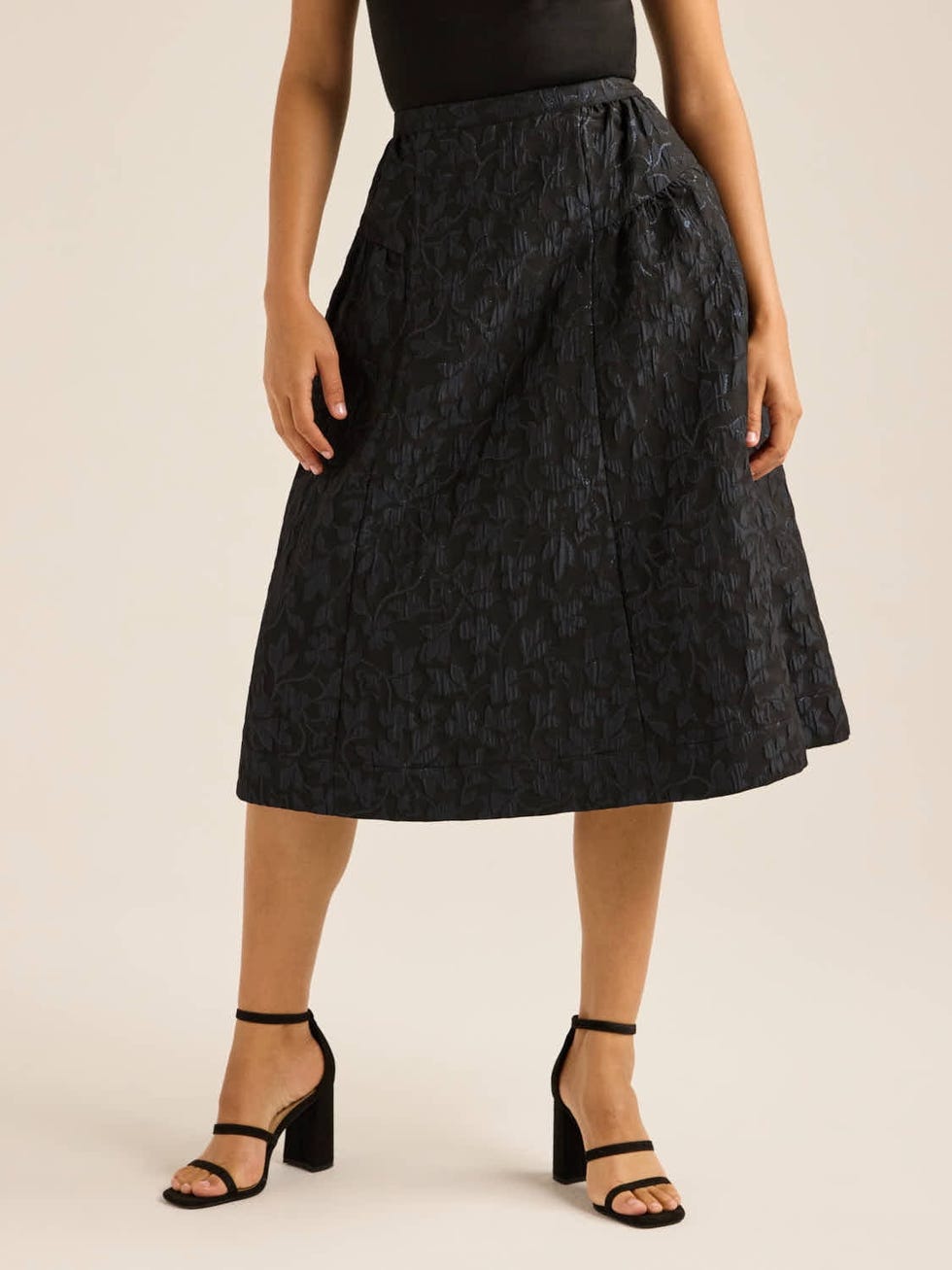 Jacquard Midi Skirt