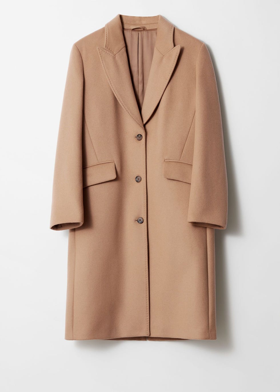 Tailored Single-Breasted Coat