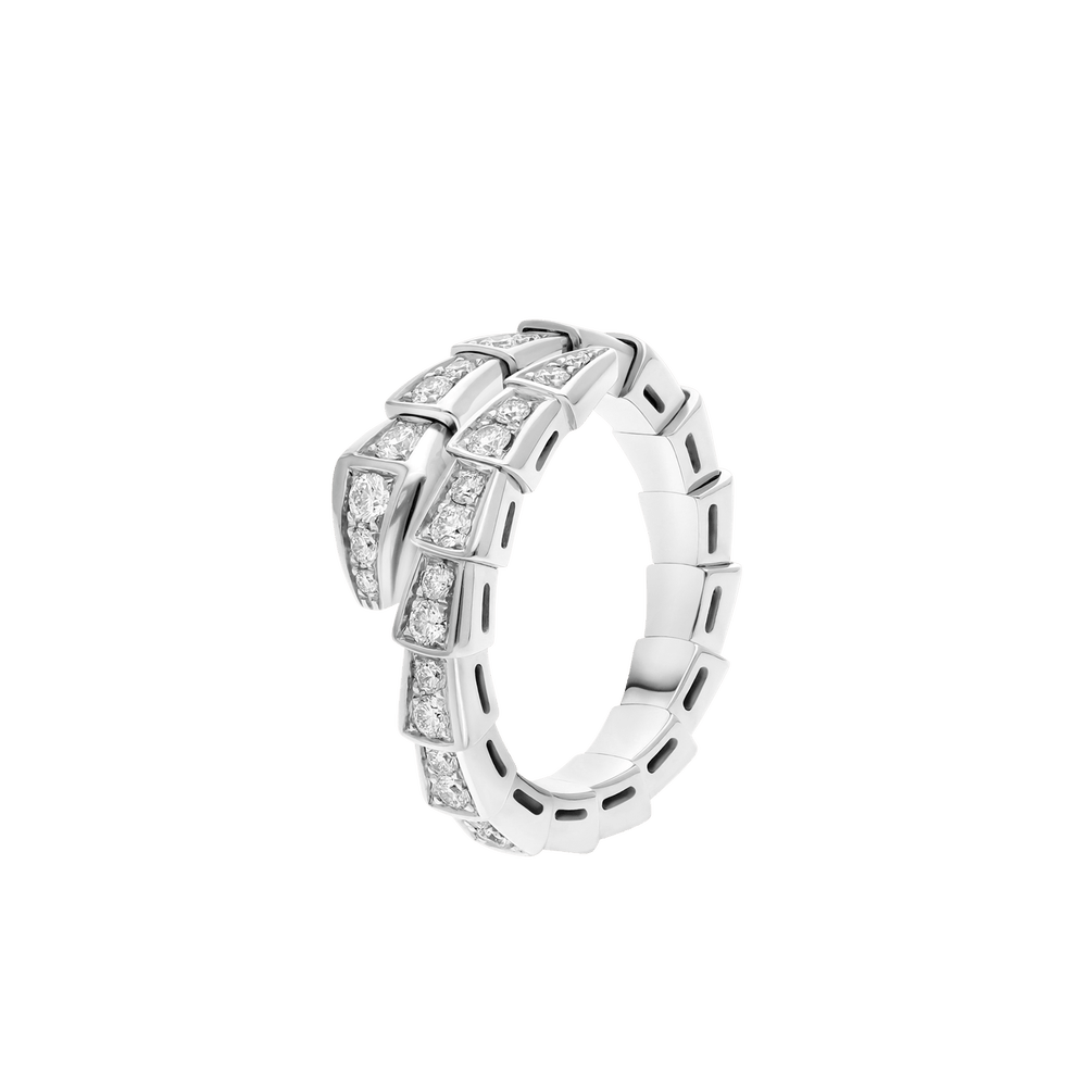 Serpenti Viper White Gold Ring