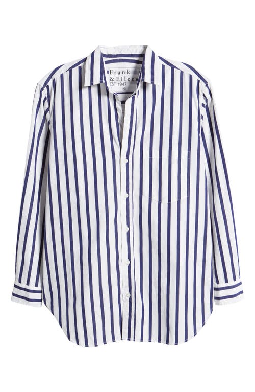 Joedy Stripe Boyfriend Button-Up Shirt