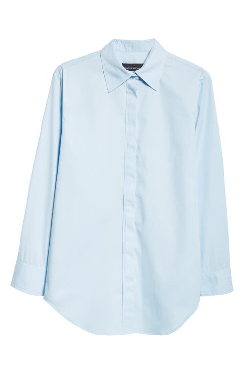 The Mira Boyfriend Split Back Button-Up Shirt