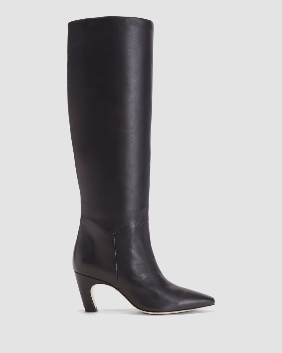 The Knee-High Banana Heel Boot