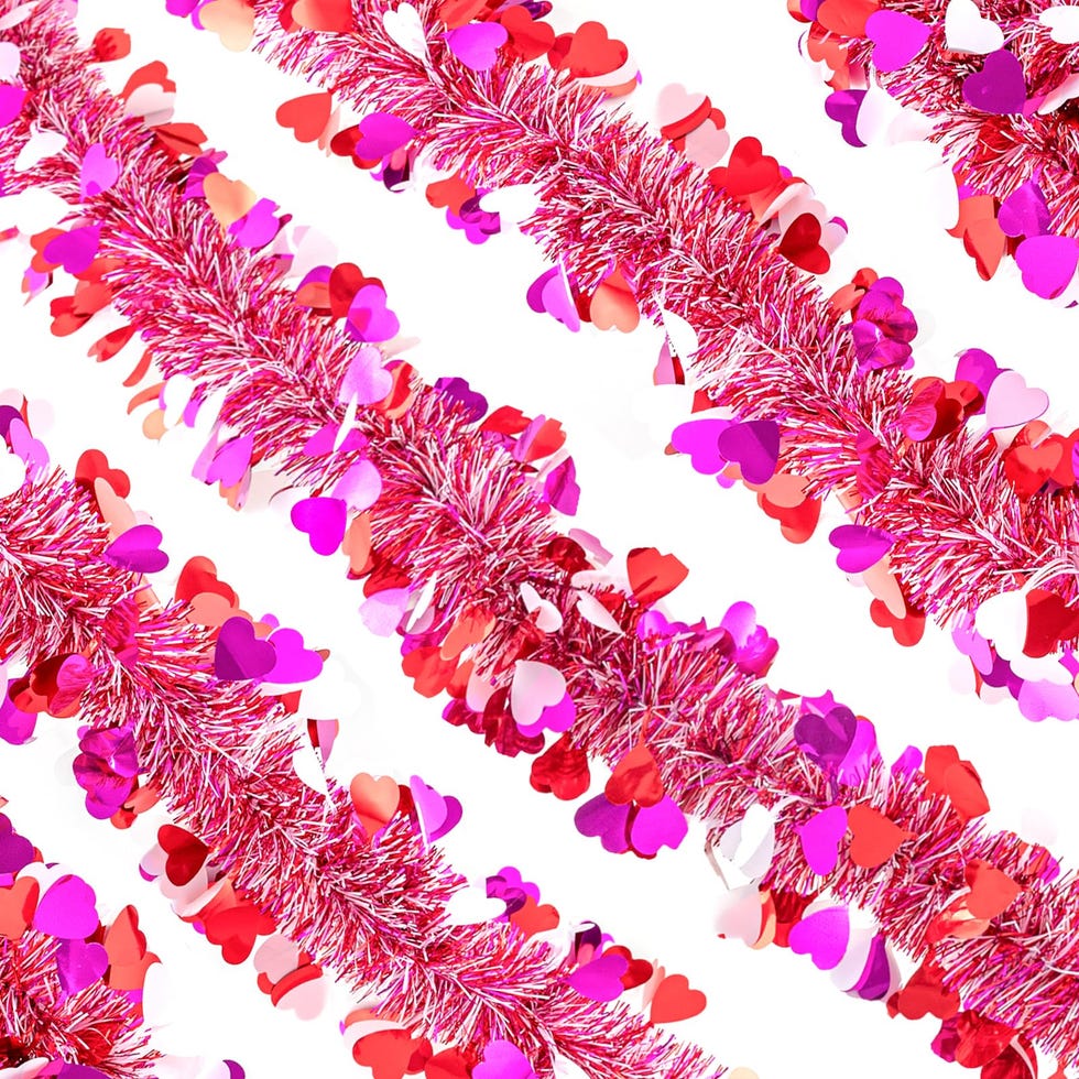 Valentine's Day Tinsel Garland