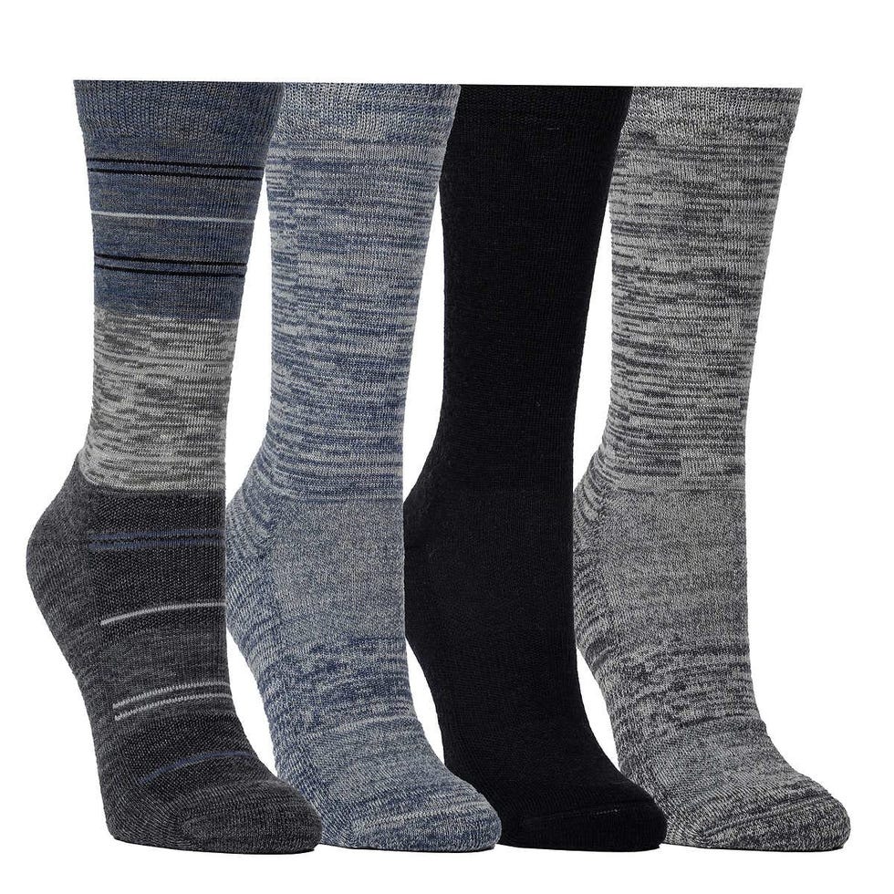 Signature Ladies' Crew Socks Extra-Fine Merino Wool