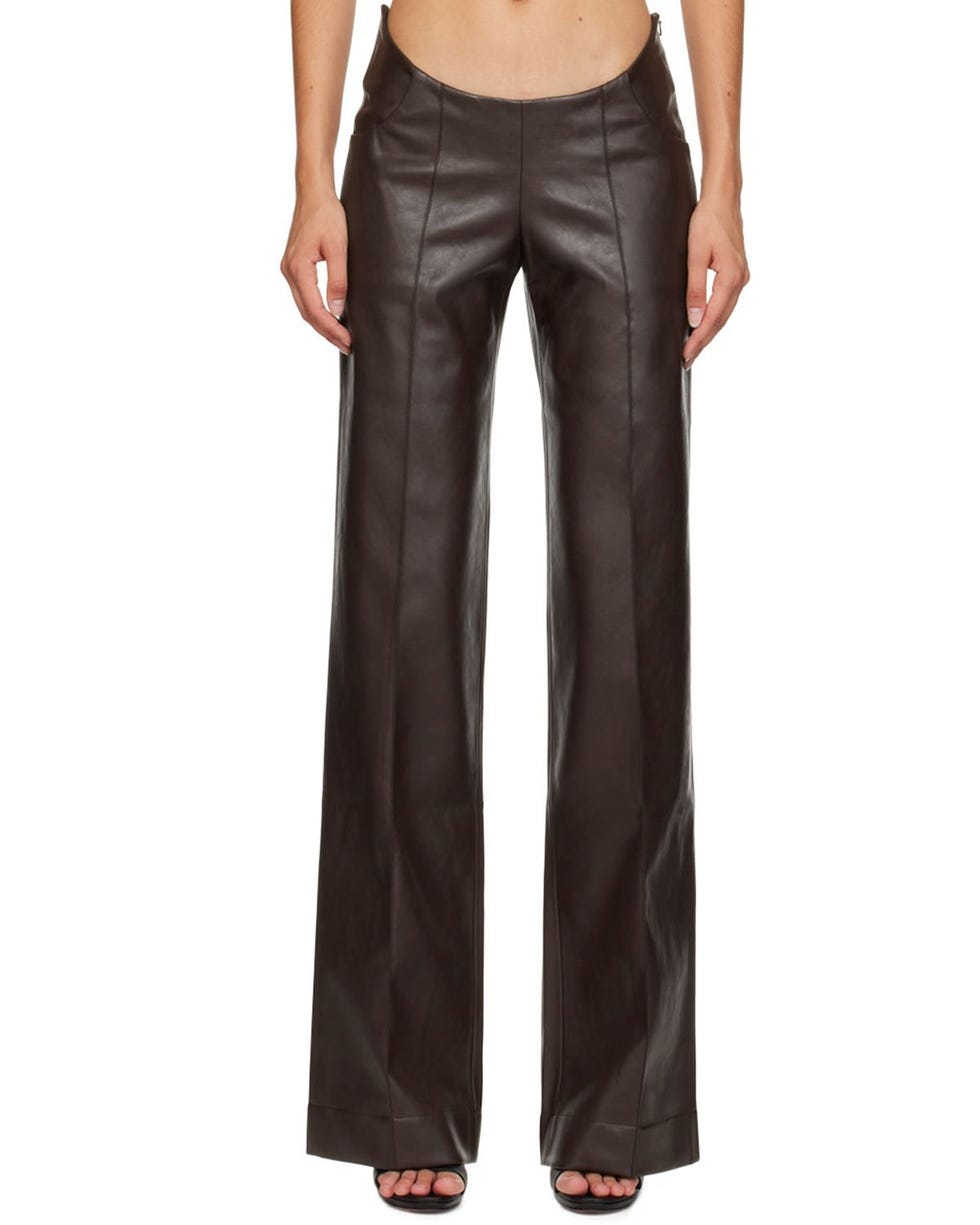 Tolobu Faux-Leather Trousers