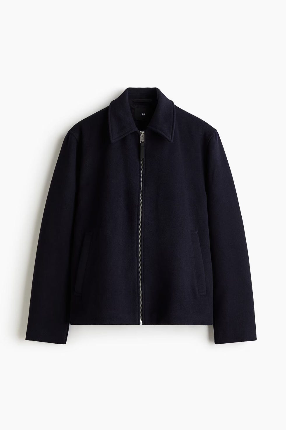 Chaqueta camisera en mezcla de lana