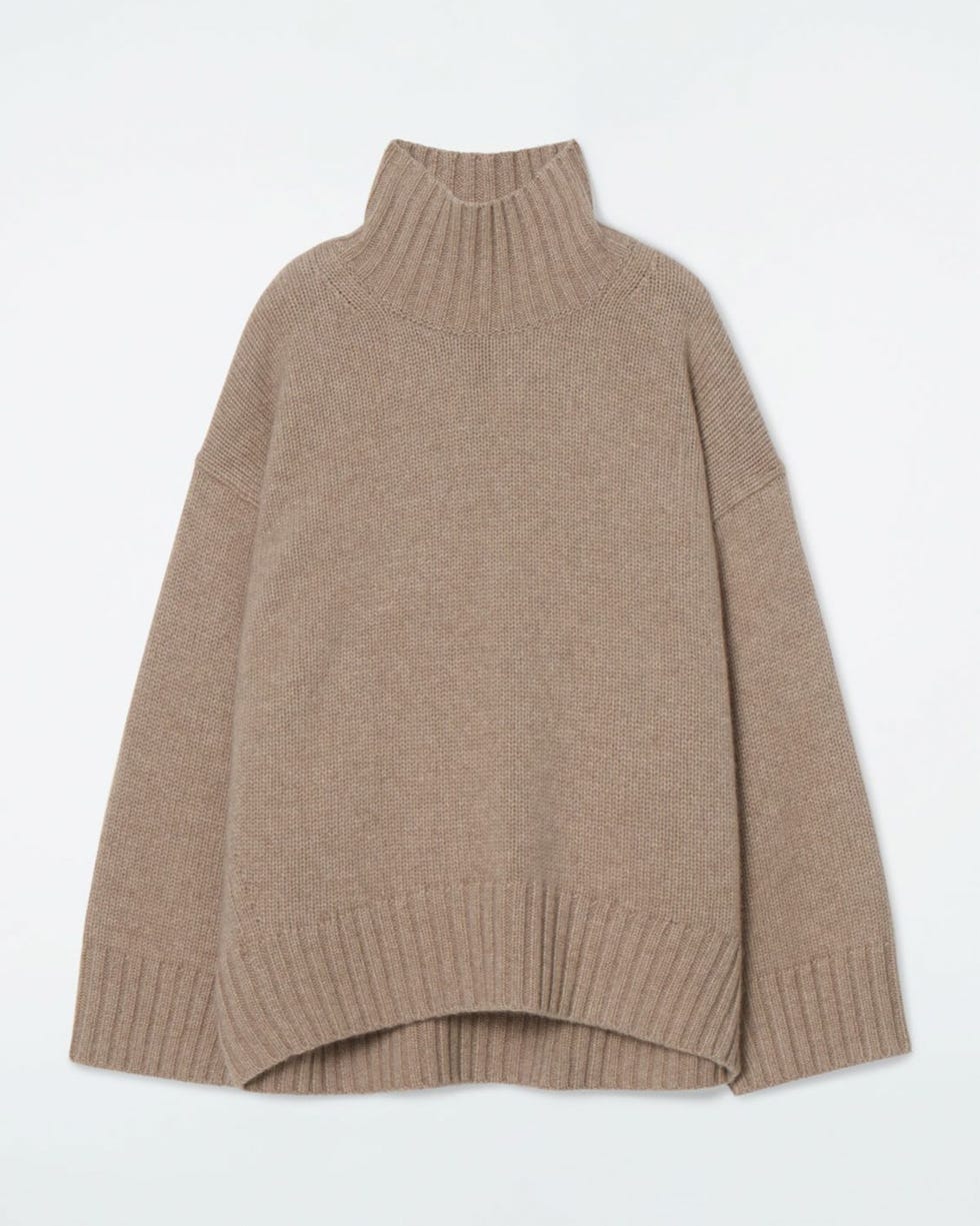 Chunky Pure Cashmere Turtleneck