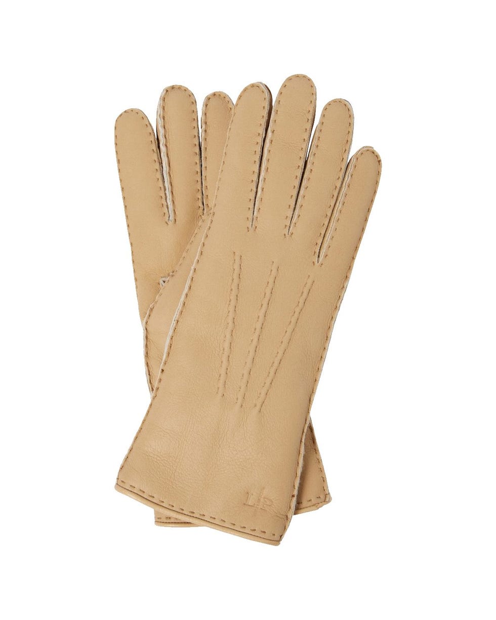 Elide Shearling-Lined Leather Gloves