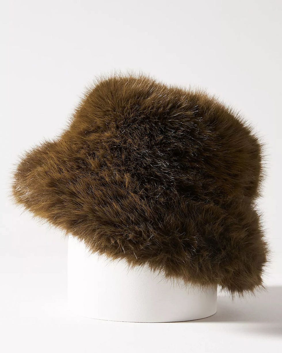 Faux-Fur Bucket Hat