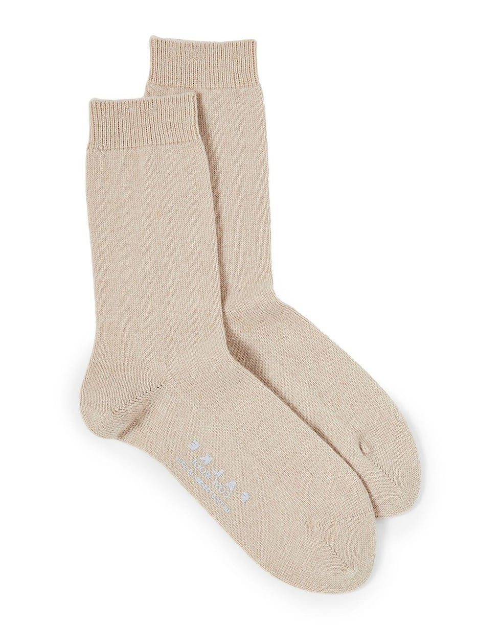 Cashmere & Wool-Blend Cozy Socks