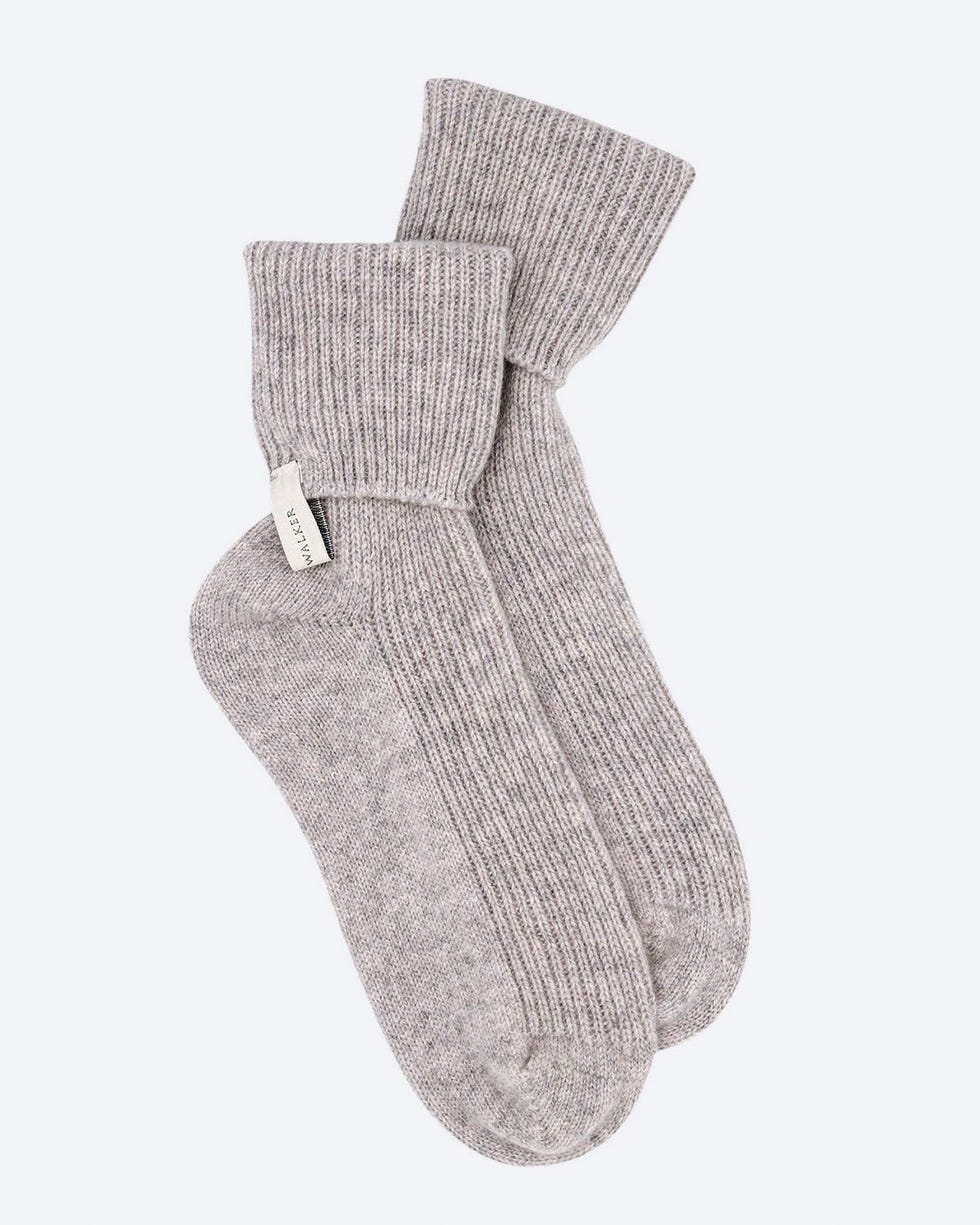 The Ribbed Cashmere Socks