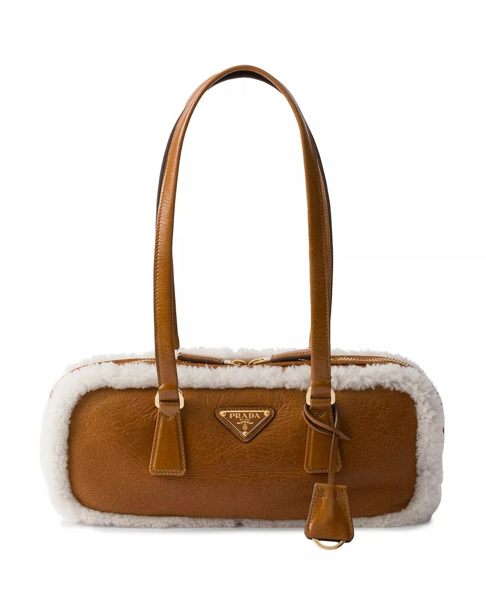 Shearling Shoulder Bag 