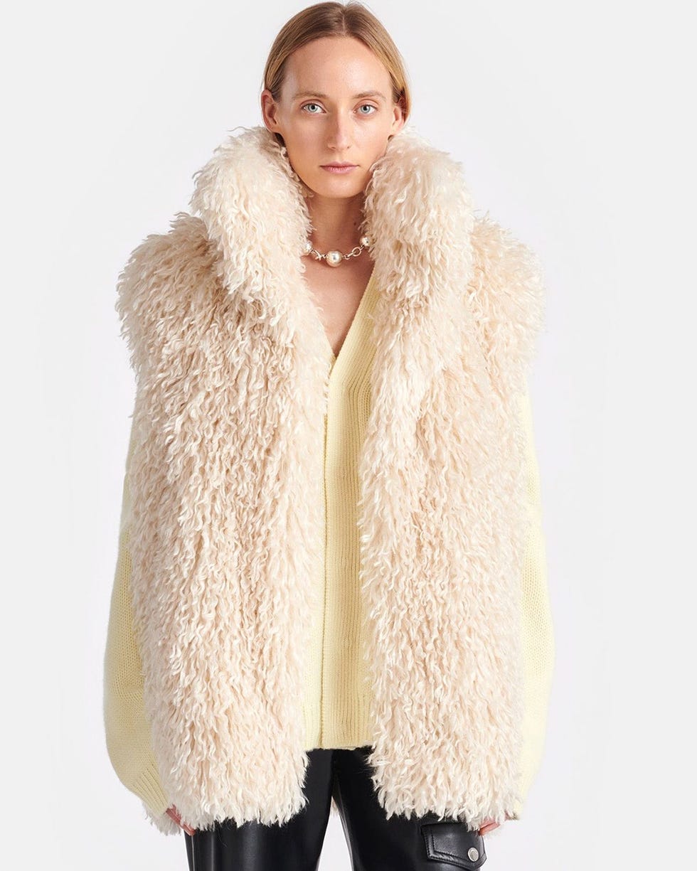 Ried Faux Racka Fur Vest