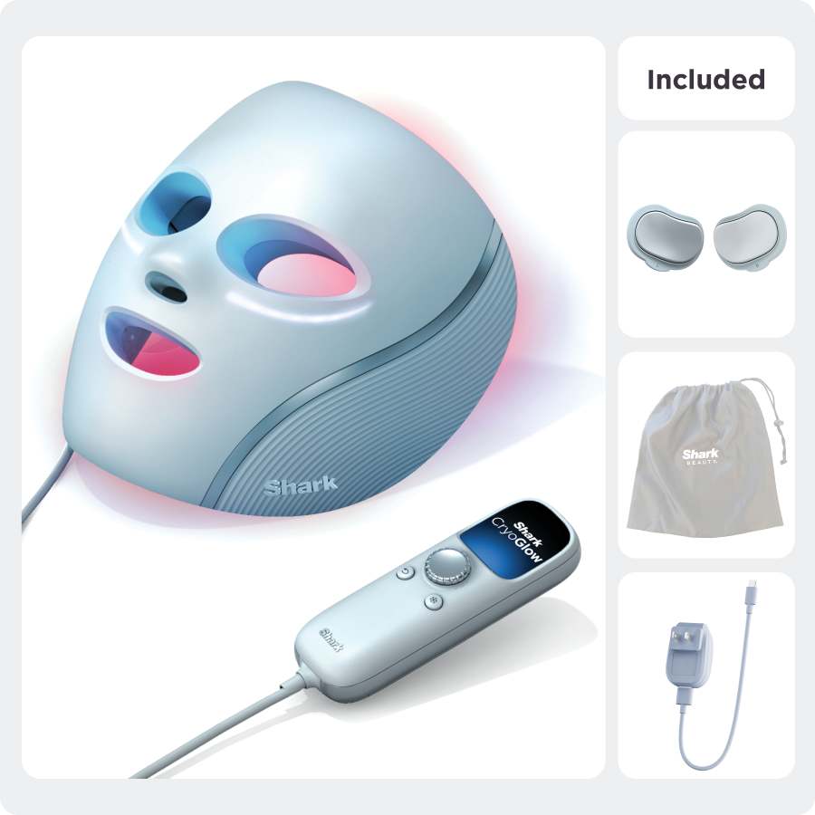 CryoGlow Red & Blue Infrared iQLED Face Mask