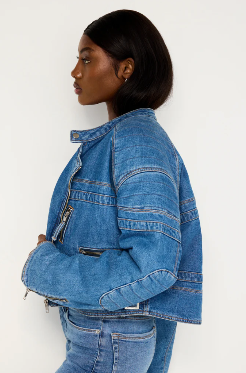 Denim Moto Jacket