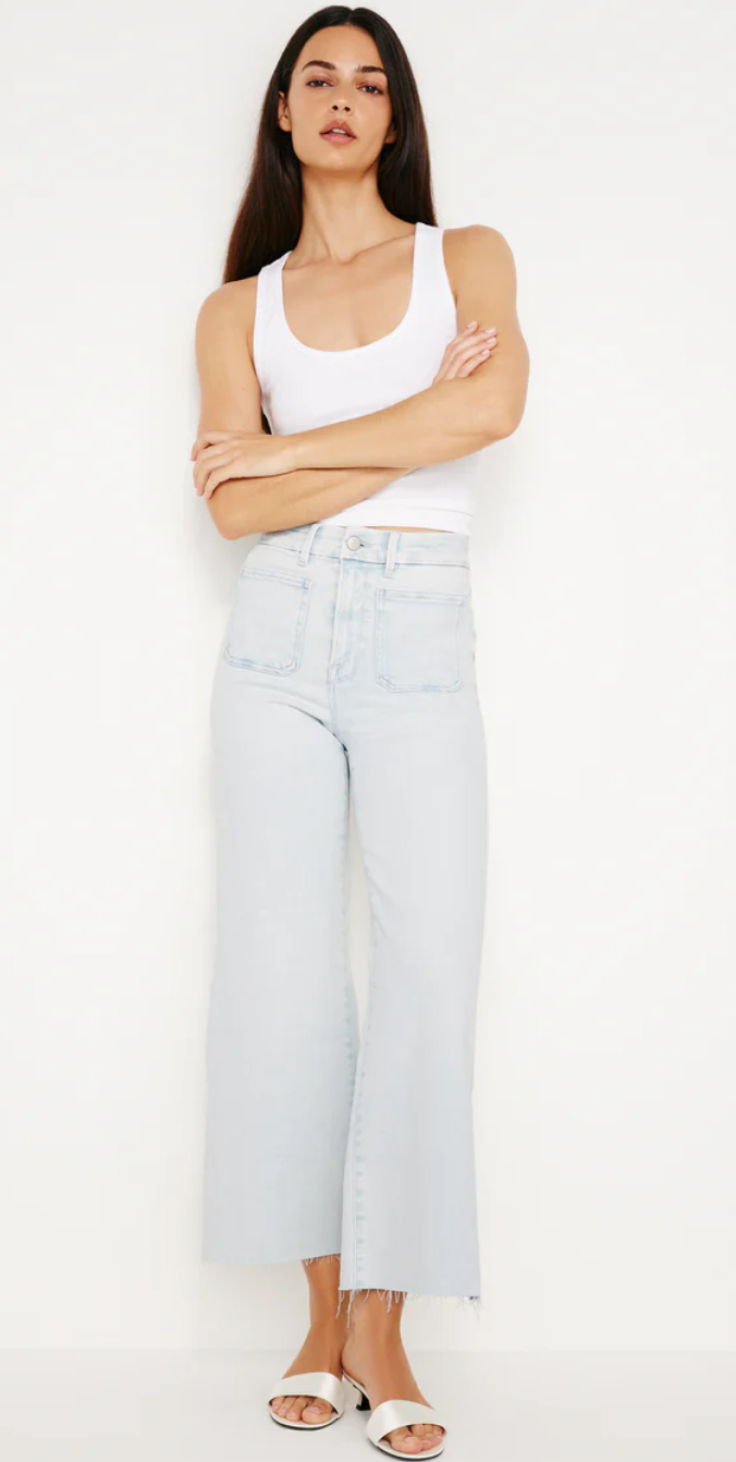 Soft-Tech Good Waist Cropped Palazzo Jeans