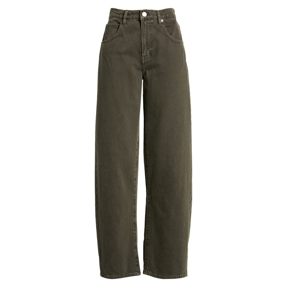 High Waist Barrel Jeans