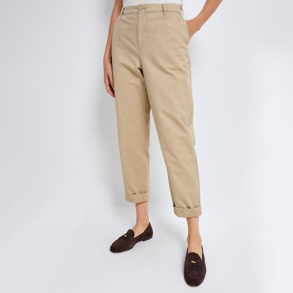 Khaki Chino Collins Pants
