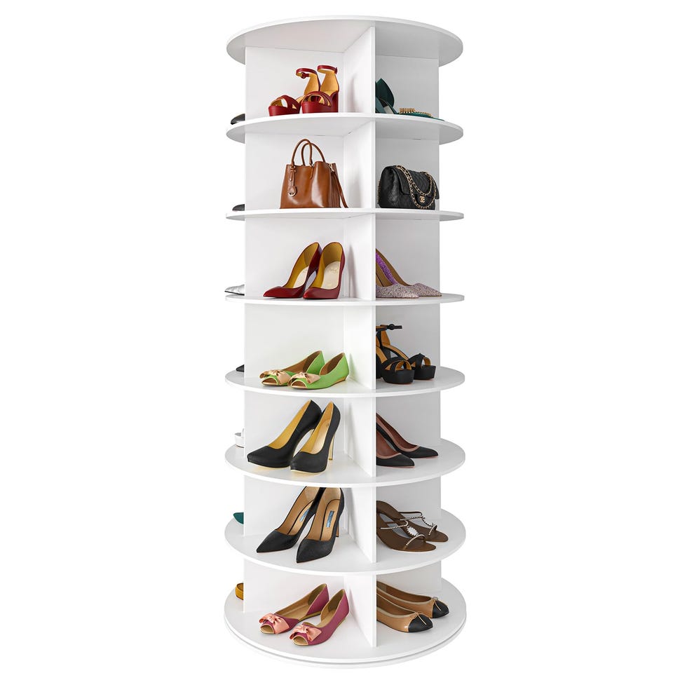 SpaceAid 7 Tier Rotating Shoe Rack Tower