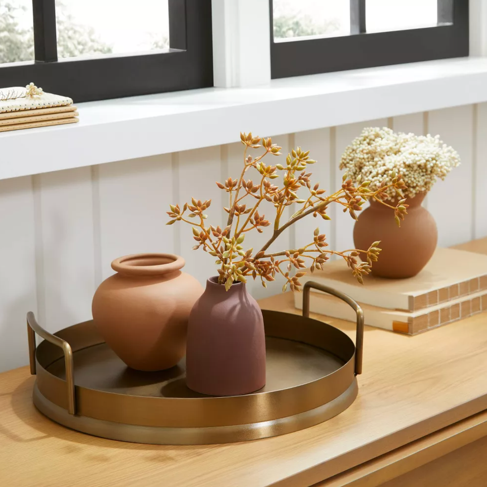 Beveled Metal Tray