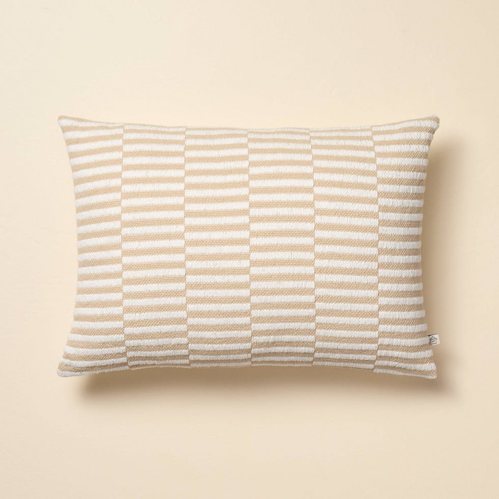 Broken Stripe Lumbar Throw Pillow