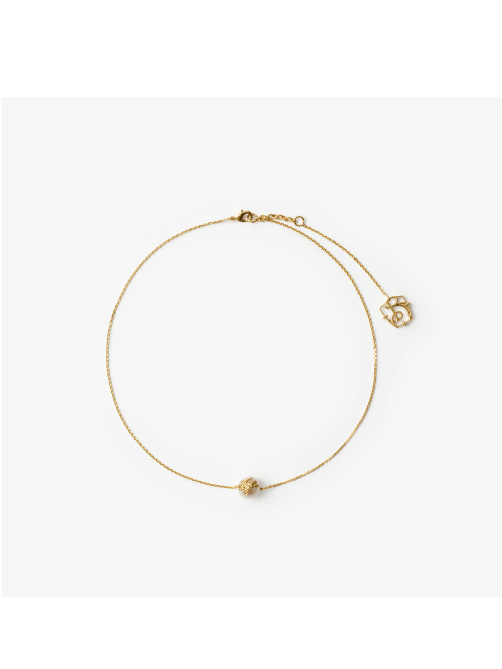 Burberry Sphere pearl solitaire necklace