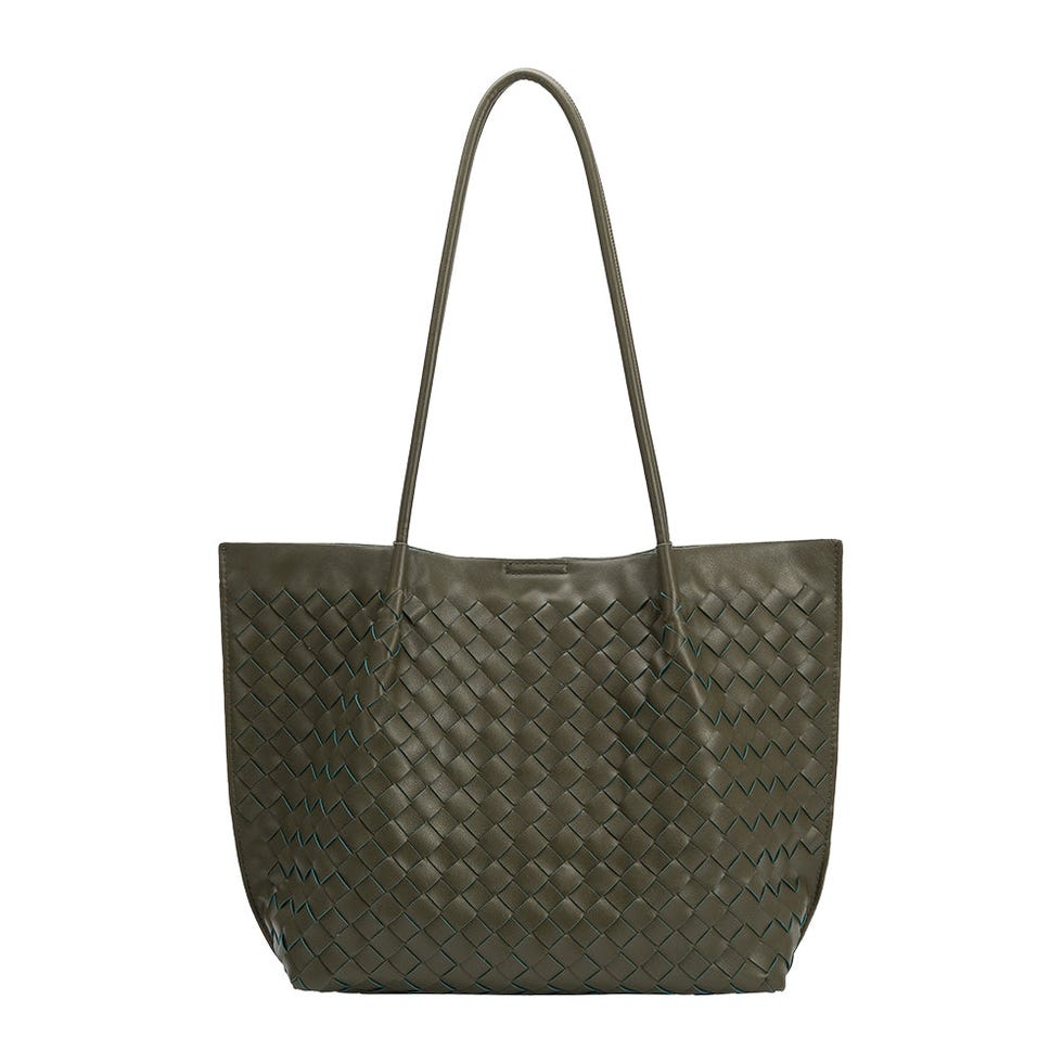 Victoria Olive Medium Recycled Vegan Tote Bag