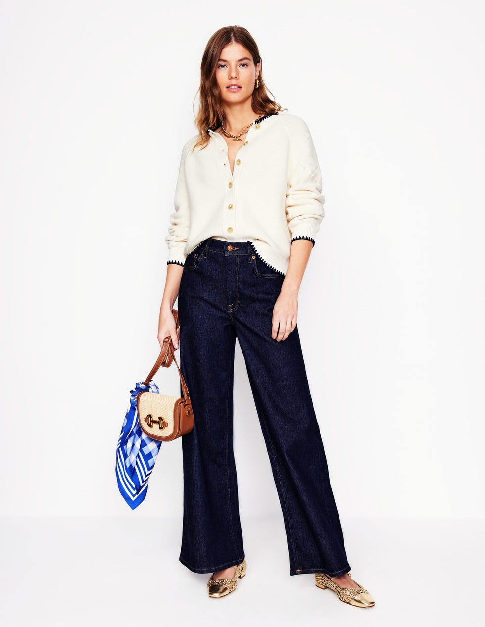 High Rise Wide Leg Jeans