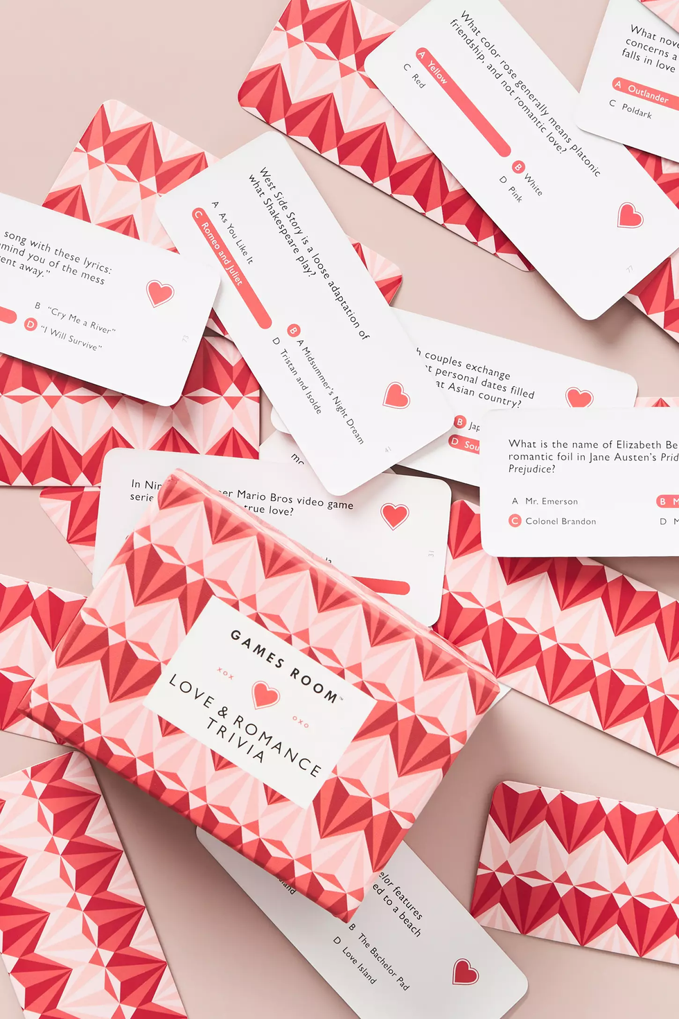 Trivia Card Game Set