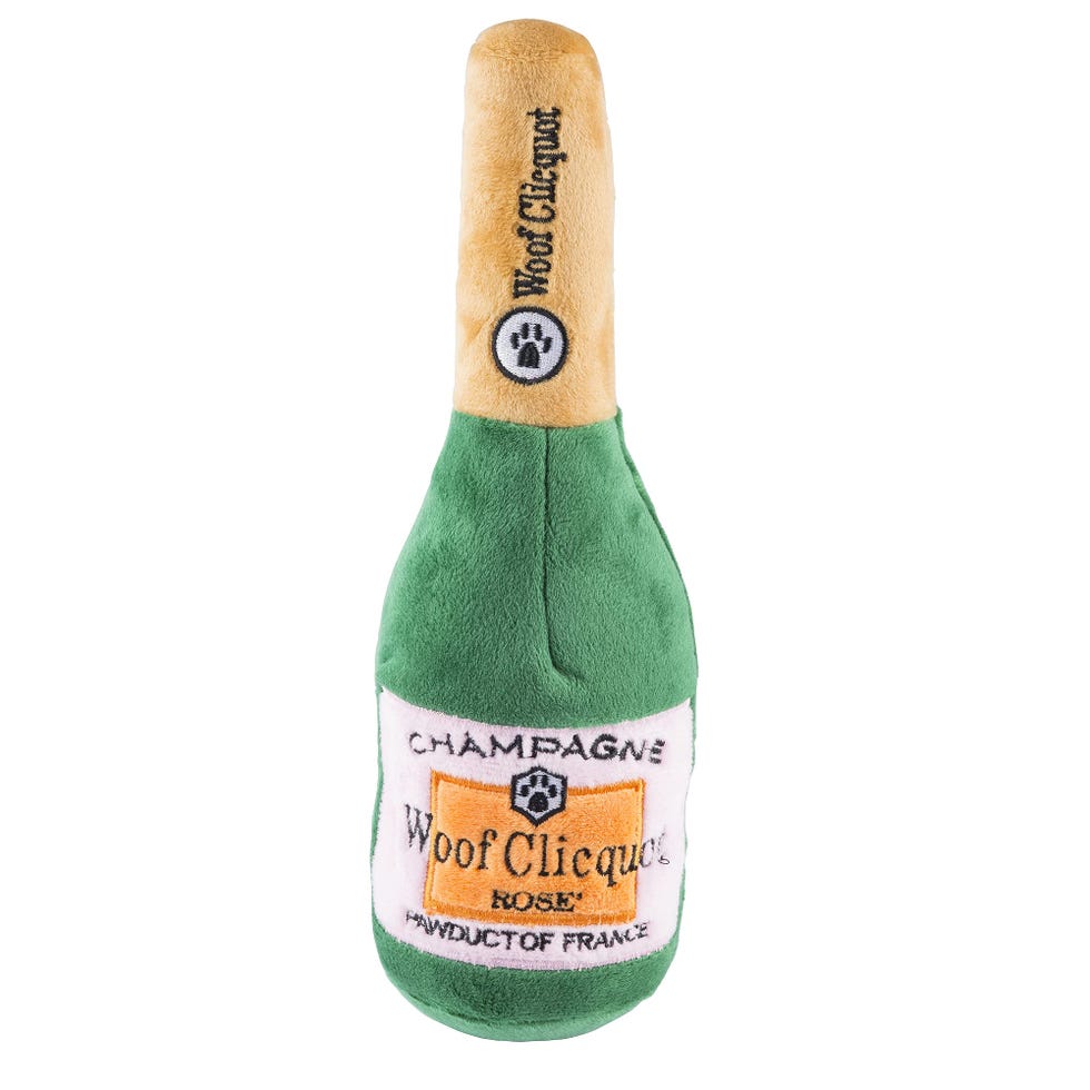 Woof Clicquot Champagne Toy