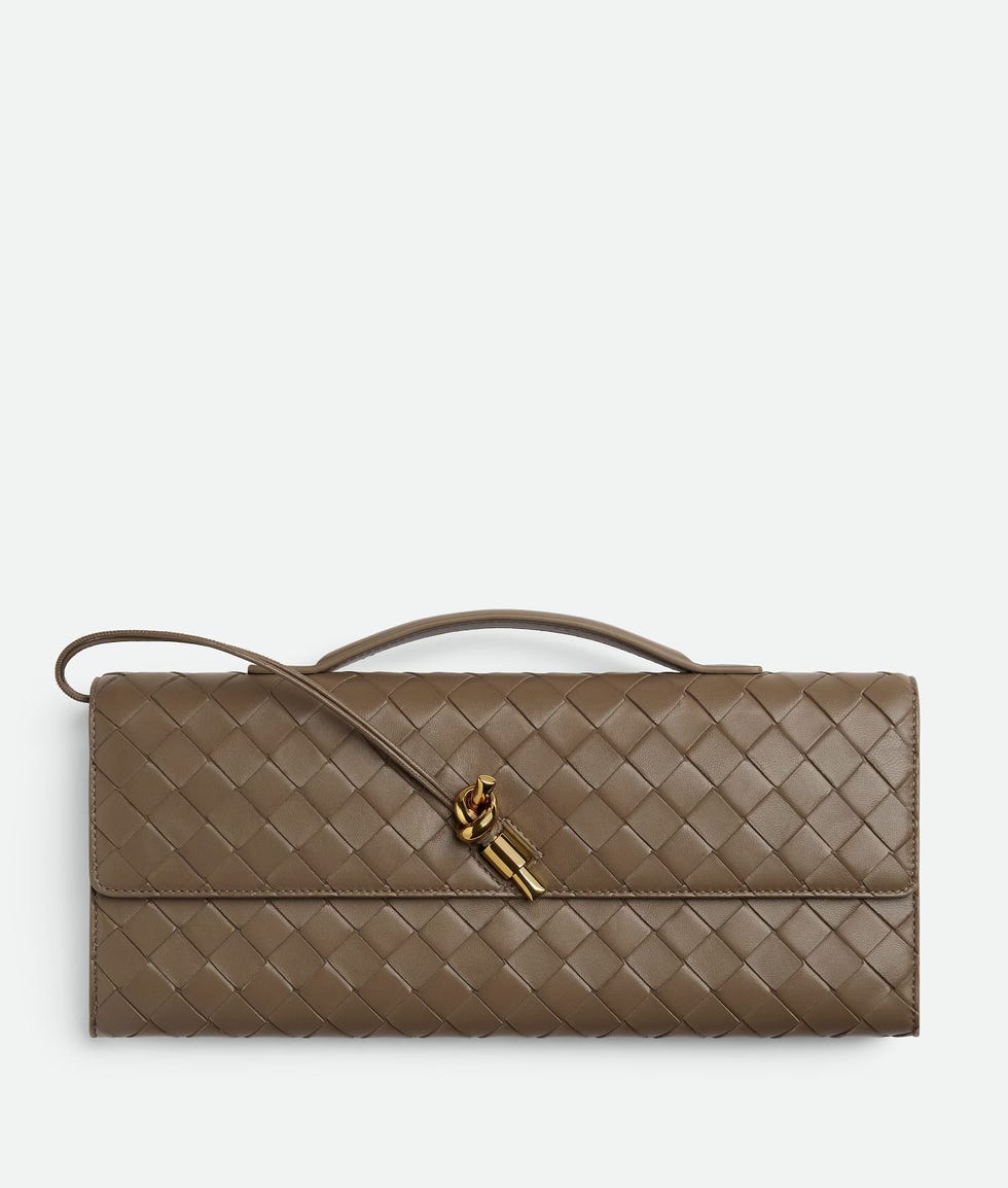 Long Andiamo Leather Clutch