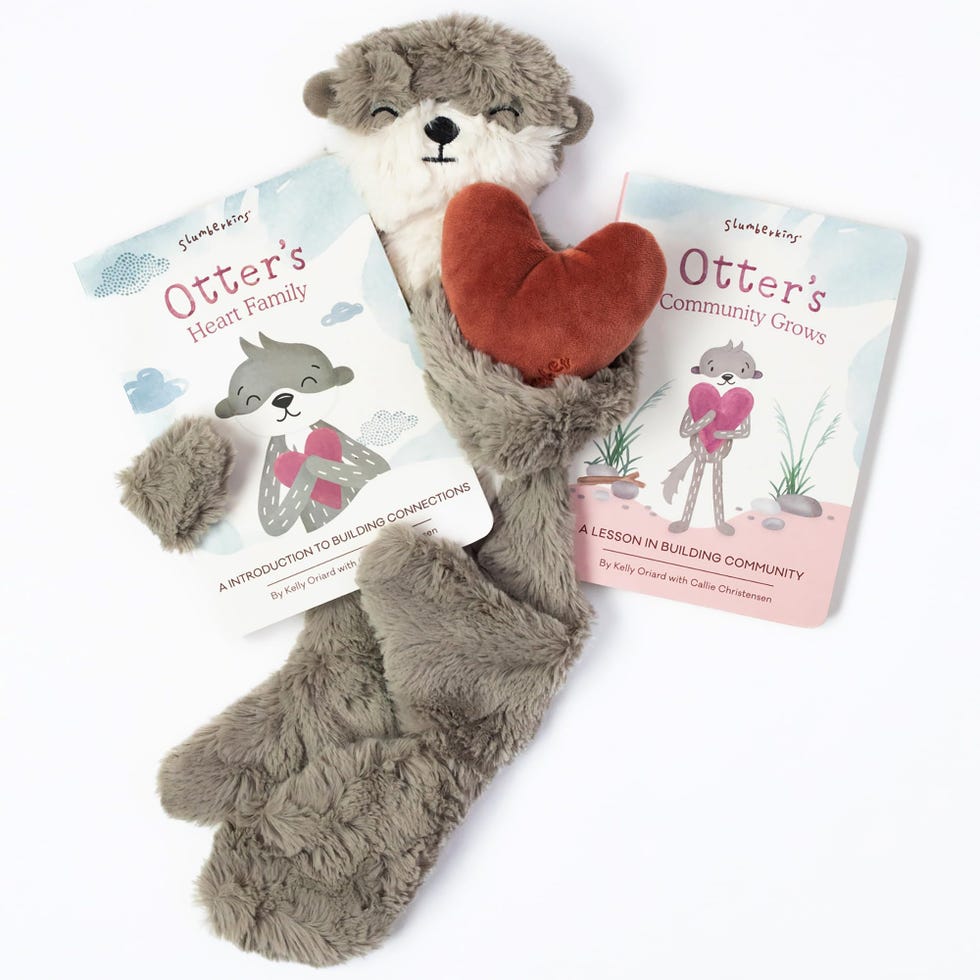Otter Snuggler and Two Board Books Set