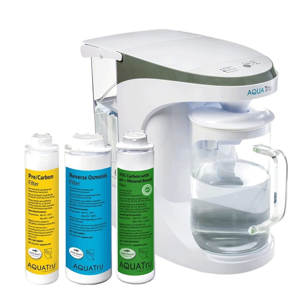 Carafe with Alkaline Mineral Boost VOC Filter 