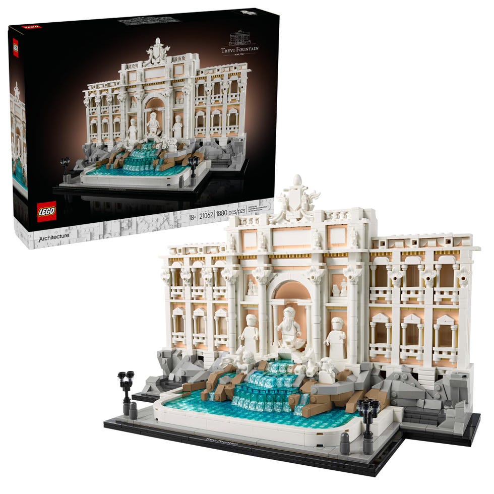 Architecture Trevi Fountain Building Set Architecture Trevi Fountain Building Set